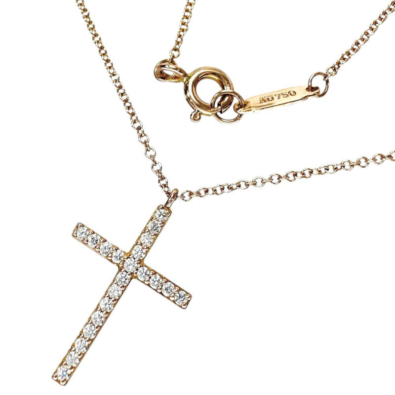 TIFFANY&Co./ティファニー】 メトロクロス ダイヤモンド ネックレス