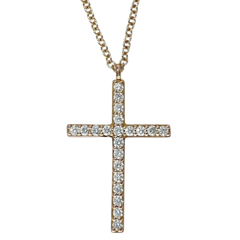 Tiffany & Co. ティファニー メトロクロス ネックレス ダイヤモンド TIFFANY&Co./ティファニー】 メトロクロス ダイヤモンド ネックレス