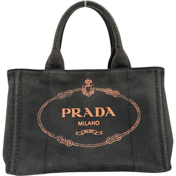 【PRADA/プラダ】 カナパ 2WAYショルダーバッグ ハンドバッグ キャンバス ブラックキャンバス（ダークブラウン） レディース【中古】【真子質店】【BL】




【MaKD】