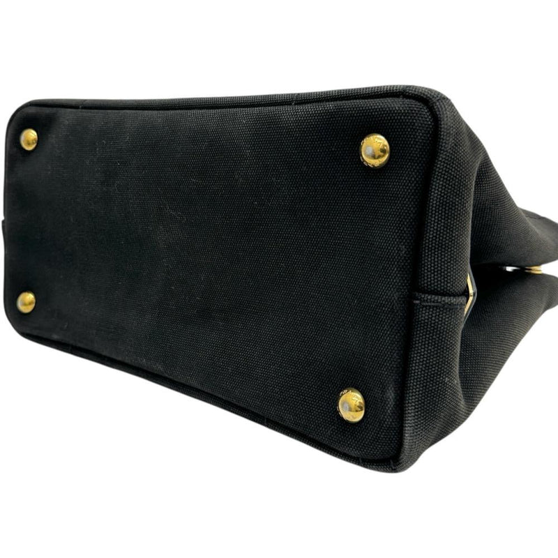 【PRADA/プラダ】 カナパ 2WAYショルダーバッグ ハンドバッグ キャンバス ブラックキャンバス（ダークブラウン） レディース【中古】【真子質店】【BL】




【MaKD】