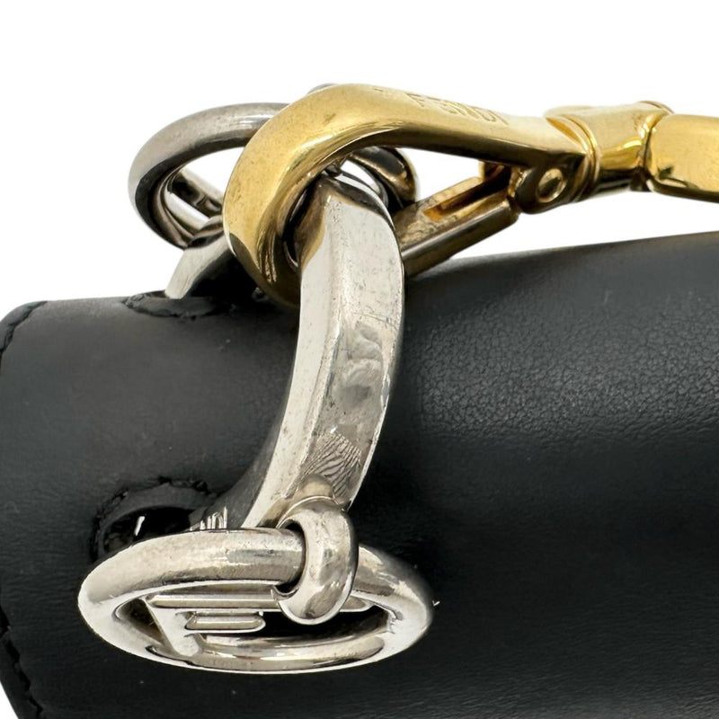 【FENDI/フェンディ】 8BT284 キャナイエフ ショルダーバッグ レザー ブラックレザー/シルバー＆ゴールド金具 レディース【中古】【真子質店】【BL】




【KxD】