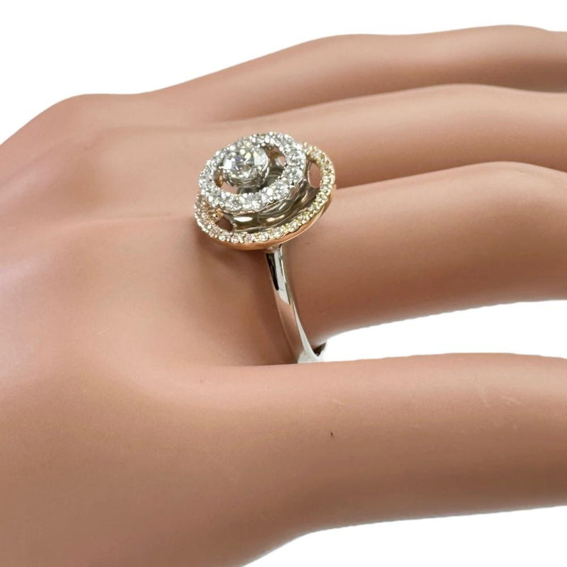 13号 中央ダイヤモンド 0.305ct 取り巻きダイヤモンド 0.41ct リング・指輪 Pt900プラチナ/K18PGピンクゴールド 18金 6.4g レディース
【中古】【真子質店】【NN】




【KTY】