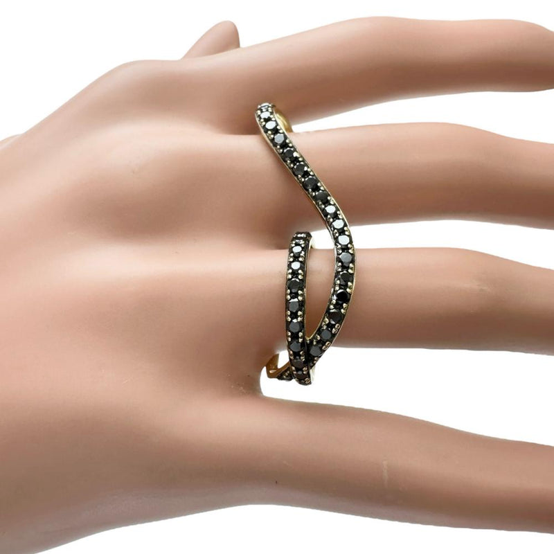 13号 Wリング ツーフィンガーリング ブラックダイヤモンド 1.05ct リング・指輪 K18ゴールド 18金 6.8g レディース
【中古】【真子質店】【NN】




【IxYK】