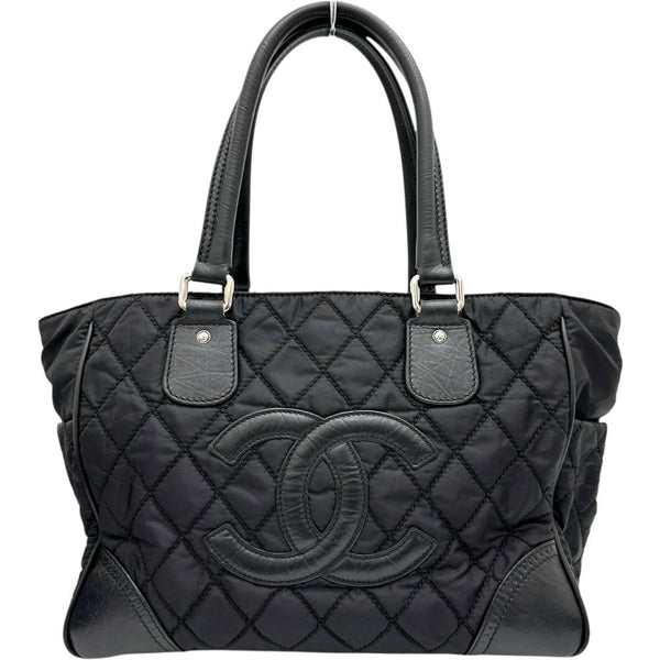 【CHANEL/シャネル】 A33100 パリニューヨーク トートバッグ 12番（2008年頃） ナイロン/レザー ブラックナイロン/ブラックレザー レディース【中古】【真子質店】【BL】




【IDMax】