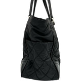 【CHANEL/シャネル】 A33100 パリニューヨーク トートバッグ 12番（2008年頃） ナイロン/レザー ブラックナイロン/ブラックレザー レディース【中古】【真子質店】【BL】




【IDMax】