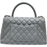 【CHANEL/シャネル】 ココハンドル29 2WAYショルダーバッグ ハンドバッグ 21番（2015年頃） キャビアスキン グレーブルーレザー/ヴィンテージ風シルバー金具 レディース【中古】【真子質店】【BL】




【MaSKI】