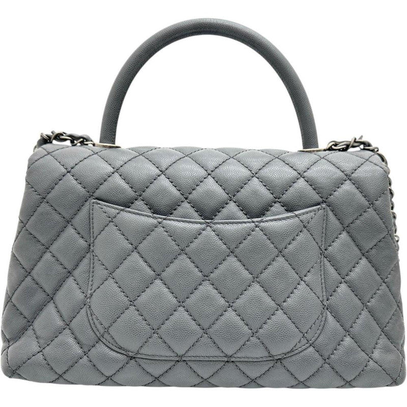 【CHANEL/シャネル】 ココハンドル29 2WAYショルダーバッグ ハンドバッグ 21番（2015年頃） キャビアスキン グレーブルーレザー/ヴィンテージ風シルバー金具 レディース【中古】【真子質店】【BL】




【MaSKI】