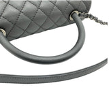 【CHANEL/シャネル】 ココハンドル29 2WAYショルダーバッグ ハンドバッグ 21番（2015年頃） キャビアスキン グレーブルーレザー/ヴィンテージ風シルバー金具 レディース【中古】【真子質店】【BL】




【MaSKI】