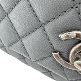 【CHANEL/シャネル】 ココハンドル29 2WAYショルダーバッグ ハンドバッグ 21番（2015年頃） キャビアスキン グレーブルーレザー/ヴィンテージ風シルバー金具 レディース【中古】【真子質店】【BL】




【MaSKI】