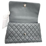 【CHANEL/シャネル】 ココハンドル29 2WAYショルダーバッグ ハンドバッグ 21番（2015年頃） キャビアスキン グレーブルーレザー/ヴィンテージ風シルバー金具 レディース【中古】【真子質店】【BL】




【MaSKI】