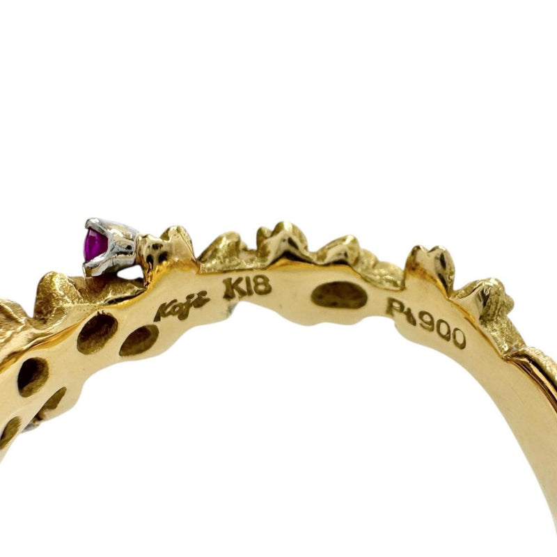 16号【IWAKURA KOJI/岩倉康二】 フラワー/花デザイン ルビー ダイヤモンド 0.05ct リング・指輪 K18ゴールド 18金/Pt900プラチナ 6.0g レディース
【中古】【真子質店】【BL】




【IYIK】