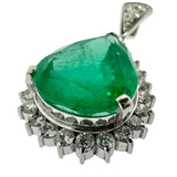 エメラルド 12.24ct ダイヤモンド 計1.48ct ペンダントトップ Pt900プラチナ/（Pm900刻印) 11.6g レディース
【中古】【真子質店】【NN】




【KTYx】