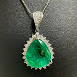 エメラルド 12.24ct ダイヤモンド 計1.48ct ペンダントトップ Pt900プラチナ/（Pm900刻印) 11.6g レディース
【中古】【真子質店】【NN】




【KTYx】