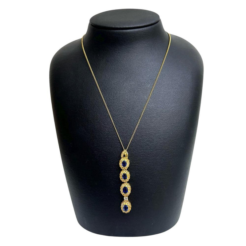 サファイア 計2.07ct ダイヤモンド 計0.67ct ペンダントトップ K18ゴールド 18金 7.8g レディース
【中古】【真子質店】【NN】




【IMoDx】