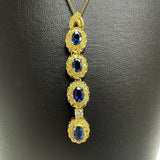 サファイア 計2.07ct ダイヤモンド 計0.67ct ペンダントトップ K18ゴールド 18金 7.8g レディース
【中古】【真子質店】【NN】




【IMoDx】