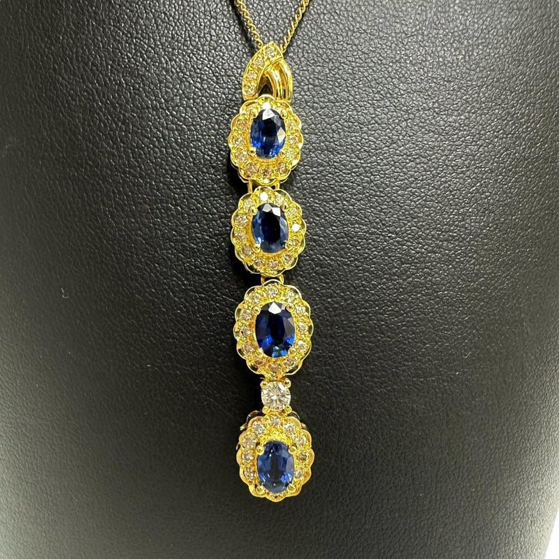 サファイア 計2.07ct ダイヤモンド 計0.67ct ペンダントトップ K18ゴールド 18金 7.8g レディース
【中古】【真子質店】【NN】




【IMoDx】