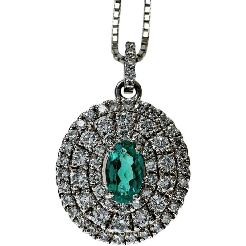 ブラジル産パライバトルマリン 0.215ct ダイヤモンド 0.523ct 