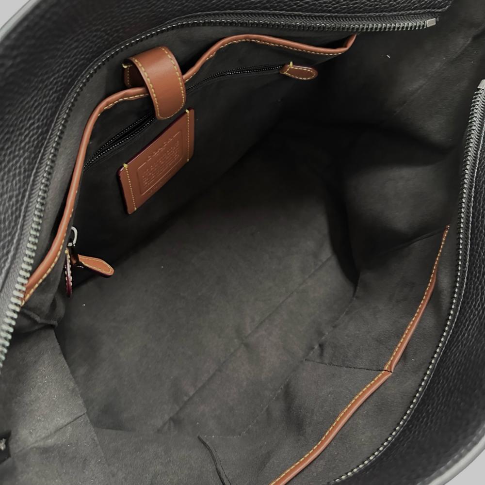 COACH/コーチ】 CU116 ゴッサムジップ トートバッグ レザー ブラック