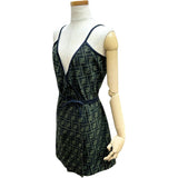 【FENDI/フェンディ】 ズッカ柄 カシュクール ワンピース コットン/（85％コットン/15％エラスタン） カーキ レディース【中古】【真子質店】【GD】




【Yx】