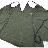 【FENDI/フェンディ】 ズッカ柄 カシュクール ワンピース コットン/（85％コットン/15％エラスタン） カーキ レディース【中古】【真子質店】【GD】




【Yx】