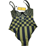 【FENDI/フェンディ】 ズッカ柄　水着/スイムウエア その他セット ナイロン/（POLYAMID80%/ELASTHAN20%） グリーン/ダークネイビー レディース【中古】【真子質店】【GD】




【Dx】
