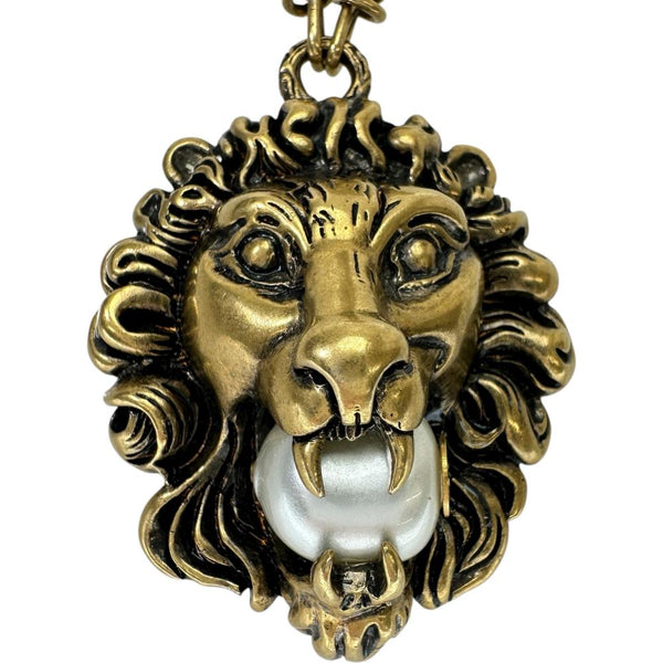 【GUCCI/グッチ】 ライオンヘッド ライオンモチーフ ロング フェイクパール16mm ネックレス GP 127.9g 87.5cm ユニセックス
【中古】【真子質店】【GD】




【Mox】