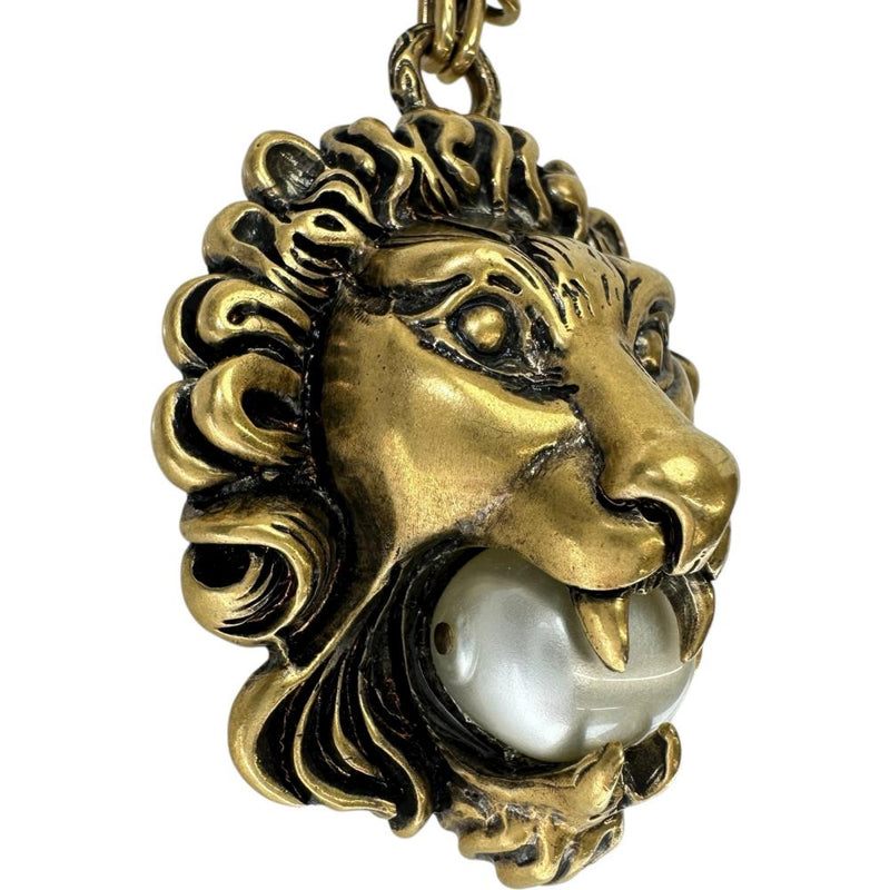 【GUCCI/グッチ】 ライオンヘッド ライオンモチーフ ロング フェイクパール16mm ネックレス GP 127.9g 87.5cm ユニセックス
【中古】【真子質店】【GD】




【Mox】