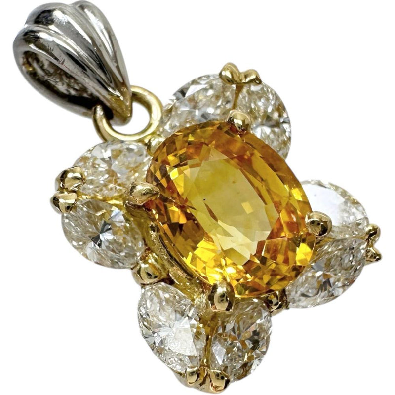 イエローサファイア(拡散処理なし) 1.24ct ダイヤモンド 0.66ct ペンダントトップ K18ゴールド 18金/Pt900プラチナ 2.9g レディース
【中古】【真子質店】【NN】




【IIxx】