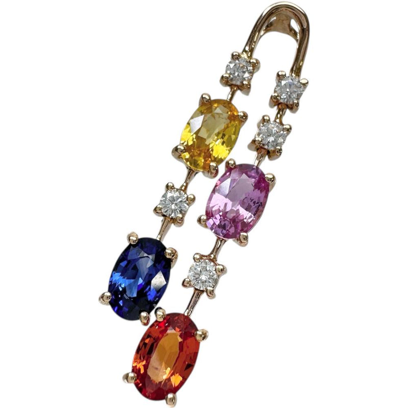 マルチカラーサファイア ダイヤモンド ペンダントトップ K18PGピンクゴールド 18金 2.9g レディース
【中古】【真子質店】【NN】




【YIY】