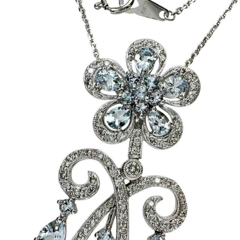 アクアマリン 3.58ct ダイヤモンド 0.44ct ネックレス K18WGホワイトゴールド 18金 8.4g 50cm レディース
【中古】【真子質店】【NN】




【IMaDT】