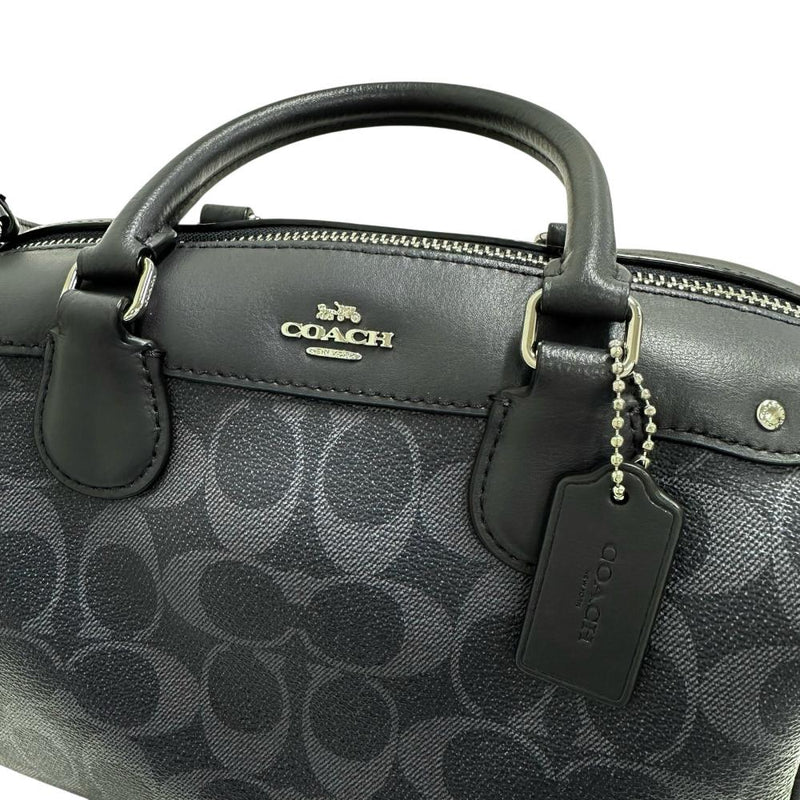 【COACH/コーチ】 F57672 シグネチャー ミニボストン ショルダー 2way ボストンバッグ キャンバス/レザー ネイビー レディース【中古】【真子質店】【BL】




【Mox】