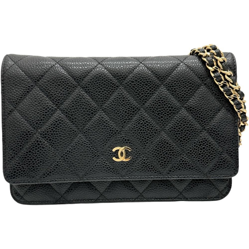 【CHANEL/シャネル】 マトラッセ チェーンウォレット Sシール有 ショルダーバッグ 16番台（2012年） レザー/キャビアスキン ブラック レディース【中古】【真子質店】【BL】




【TMiMox】