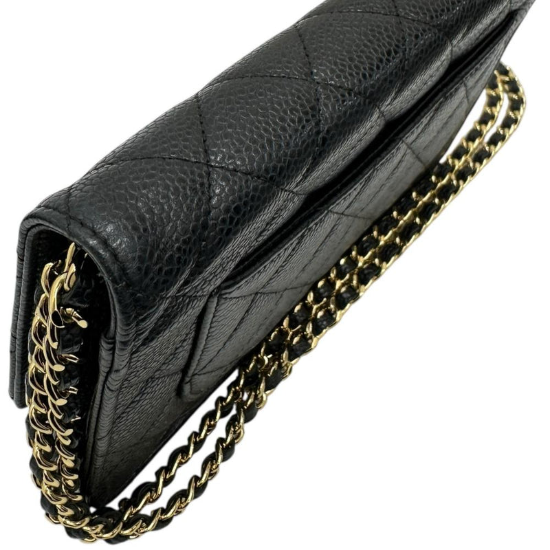 【CHANEL/シャネル】 マトラッセ チェーンウォレット Sシール有 ショルダーバッグ 16番台（2012年） レザー/キャビアスキン ブラック レディース【中古】【真子質店】【BL】




【TMiMox】