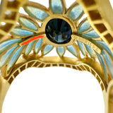 11.5号【MASRIERA/マリエラ】 七宝 クロワゾネ・エナメル サファイア ダイヤモンド リング・指輪 K18ゴールド 18金 8.9g レディース
【中古】【真子質店】【BL】




【MaxMix】