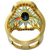 11.5号【MASRIERA/マリエラ】 七宝 クロワゾネ・エナメル サファイア ダイヤモンド リング・指輪 K18ゴールド 18金 8.9g レディース
【中古】【真子質店】【BL】




【MaxMix】