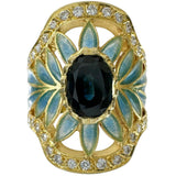 11.5号【MASRIERA/マリエラ】 七宝 クロワゾネ・エナメル サファイア ダイヤモンド リング・指輪 K18ゴールド 18金 8.9g レディース
【中古】【真子質店】【BL】




【MaxMix】