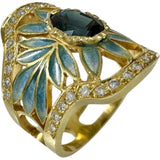 11.5号【MASRIERA/マリエラ】 七宝 クロワゾネ・エナメル サファイア ダイヤモンド リング・指輪 K18ゴールド 18金 8.9g レディース
【中古】【真子質店】【BL】




【MaxMix】