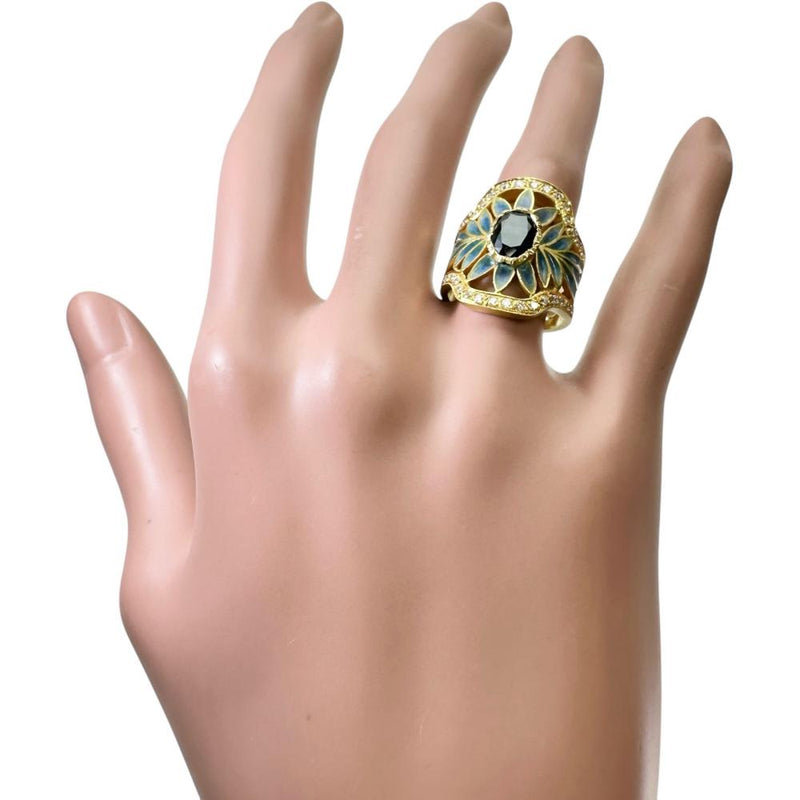 11.5号【MASRIERA/マリエラ】 七宝 クロワゾネ・エナメル サファイア ダイヤモンド リング・指輪 K18ゴールド 18金 8.9g レディース
【中古】【真子質店】【BL】




【MaxMix】