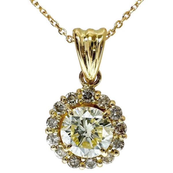 ダイヤモンド(推定VLY-SI2程度) 1.005ct ダイヤモンド 0.24ct ネックレス K18ゴールド 18金 3.3g 45cm レディース
【中古】【真子質店】【NN】




【IMaMoMa】