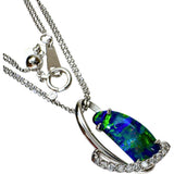 2連チェーン ボルダーオパール 2.45ct ダイヤモンド 0.10ct ネックレス K18WGホワイトゴールド 18金 4.7g 45cm レディース
【中古】【真子質店】【NN】




【IIMoMo】