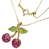 さくらんぼ/チェリーモチーフ ルビー 0.70ct ピンクサファイア 0.30ct グリーンガーネット 0.12ct ネックレス K18ゴールド 18金 4.2g 45cm レディース
【中古】【真子質店】【NN】




【MiMaY】