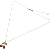 Cherry motif ruby 0.70ct pink sapphire 0.30ct green garnet 0.12ct necklace K18 gold 18K 4.2g 45cm ladies
[Used] [Makoto Shiten] [NN]




[MiMaY]
