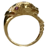 13.5号 パンサーデザイン エメラルド 0.05ct ルビー 0.15ct サファイア/ダイヤモンド 0.10/0.04ct リング・指輪 K18ゴールド 18金 5.4g レディース
【中古】【真子質店】【NN】




【STD】