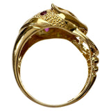 13.5号 パンサーデザイン エメラルド 0.05ct ルビー 0.15ct サファイア/ダイヤモンド 0.10/0.04ct リング・指輪 K18ゴールド 18金 5.4g レディース
【中古】【真子質店】【NN】




【STD】