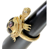 11号 亀モチーフ ダイヤモンド 0.18ct シェル（ブラック染） リング・指輪 K18ゴールド 18金 10.9g レディース
【中古】【真子質店】【NN】




【IKMaMi】