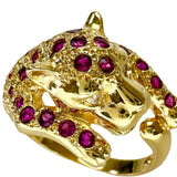 12号 パンサーモチーフ ルビー ダイヤモンド リング・指輪 K18ゴールド 18金 7.4g レディース
【中古】【真子質店】【NN】




【IIMoMo】