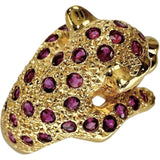 12号 パンサーモチーフ ルビー ダイヤモンド リング・指輪 K18ゴールド 18金 7.4g レディース
【中古】【真子質店】【NN】




【IIMoMo】