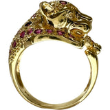 12号 パンサーモチーフ ルビー ダイヤモンド リング・指輪 K18ゴールド 18金 7.4g レディース
【中古】【真子質店】【NN】




【IIMoMo】