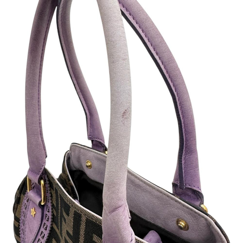 FENDI/フェンディ】 8BN157 ズッカ エトニコ パンチング ハンドバッグ