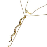 蛇/スネークモチーフ ダイヤモンド 0.3ct ネックレス K18ゴールド 18金 5.8g 41cm レディース
【中古】【真子質店】【NN】




【SKS】